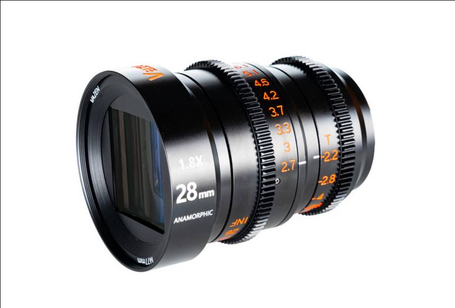 Vazen 28mm T/2.2 1.8x Anamorphic Lens Announced For MFT