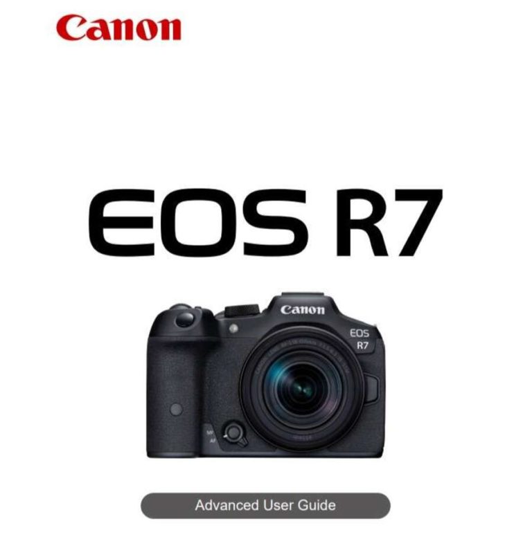 Canon EOS R7 User Manual PDF Available for Download Best Camera News